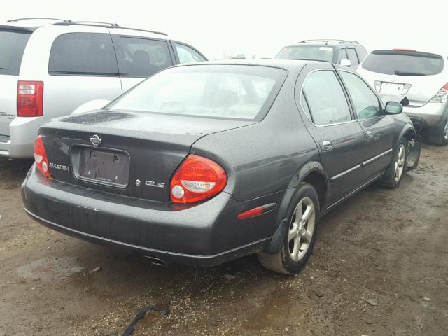 JN1CA31A6YT033858 - 2000 NISSAN MAXIMA GLE GRAY photo 4