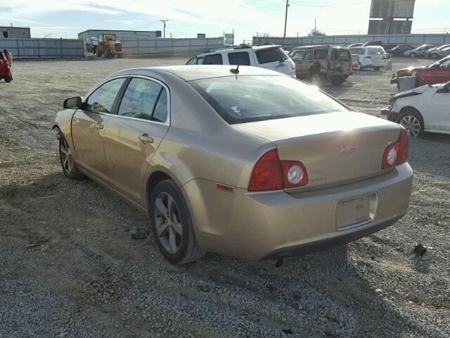 1G1ZJ57B784211945 - 2008 CHEVROLET MALIBU 2LT GOLD photo 3