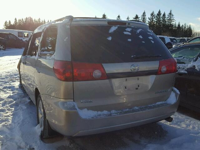 5TDZA29C16S505838 - 2006 TOYOTA SIENNA CE BURN photo 3