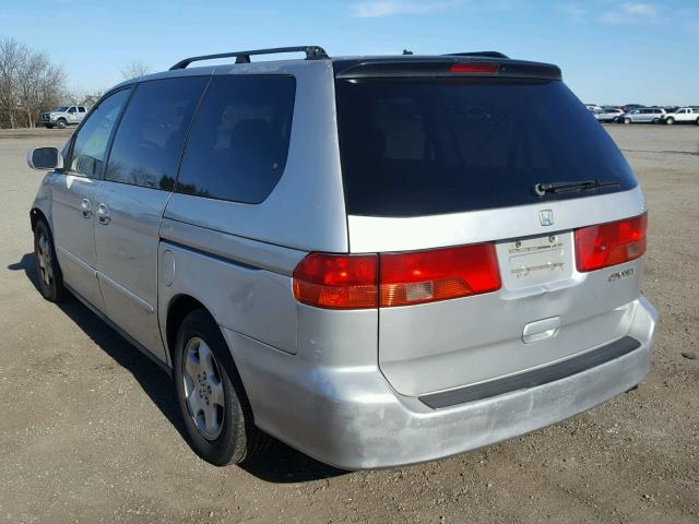 2HKRL18631H530674 - 2001 HONDA ODYSSEY EX SILVER photo 3