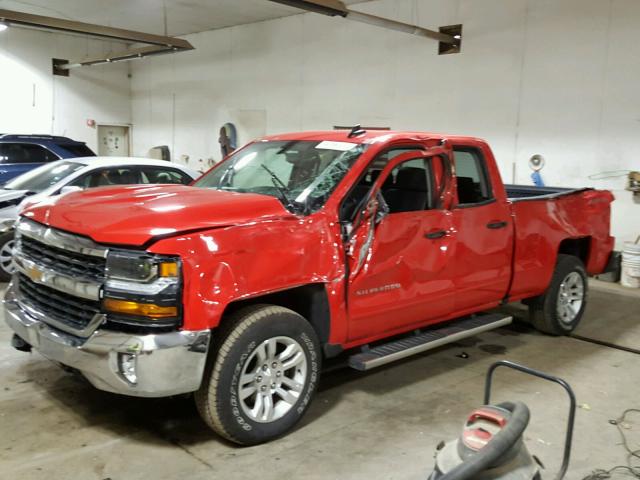 1GCVKREC8GZ411305 - 2016 CHEVROLET SILVERADO RED photo 2