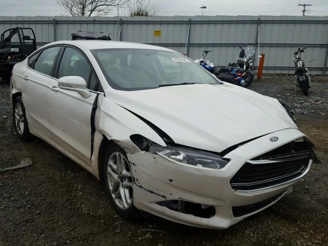 1FA6P0HD6E5359205 - 2014 FORD FUSION SE WHITE photo 1