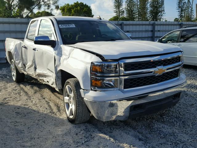 1GCVKPEC8FZ437518 - 2015 CHEVROLET SILVERADO WHITE photo 1