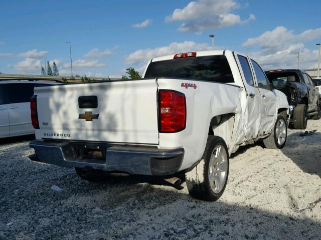 1GCVKPEC8FZ437518 - 2015 CHEVROLET SILVERADO WHITE photo 4