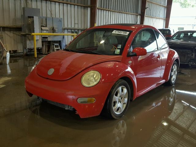 3VWCK21C93M411794 - 2003 VOLKSWAGEN NEW BEETLE Qırmızı foto 2