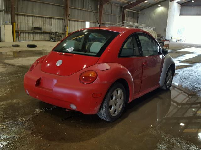 3VWCK21C93M411794 - 2003 VOLKSWAGEN NEW BEETLE Qırmızı foto 4