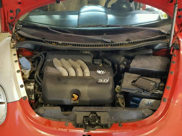 3VWCK21C93M411794 - 2003 VOLKSWAGEN NEW BEETLE Qırmızı foto 7