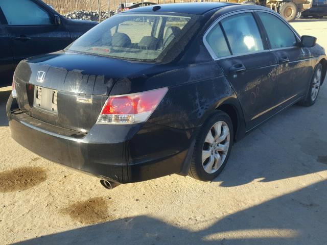 1HGCP26889A172173 - 2009 HONDA ACCORD EXL BLACK photo 4