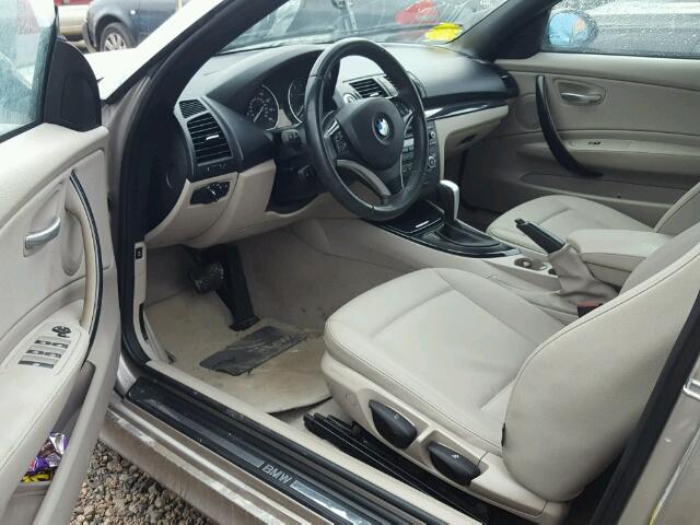 WBAUL73519VJ75542 - 2009 BMW 128 I GOLD photo 9