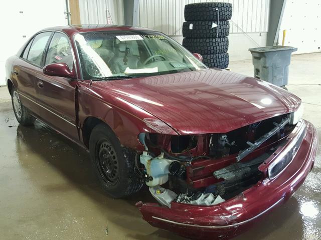 2G4WY55J2Y1305075 - 2000 BUICK CENTURY LI BURGUNDY photo 1