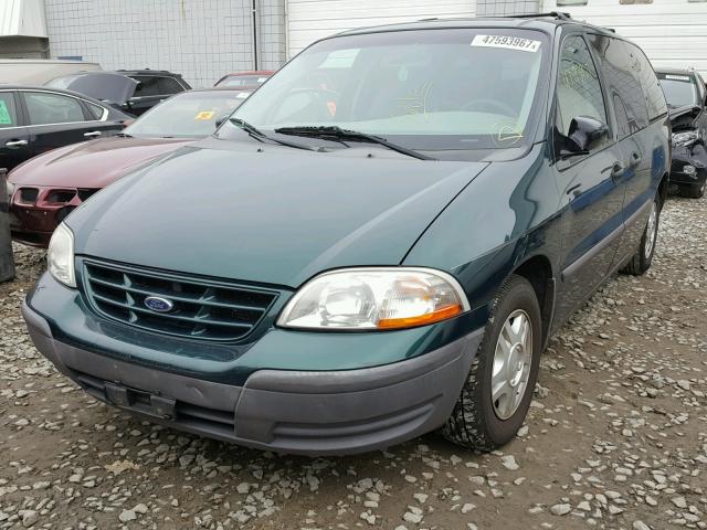 2FMZA5141XBB88163 - 1999 FORD WINDSTAR L GREEN photo 2