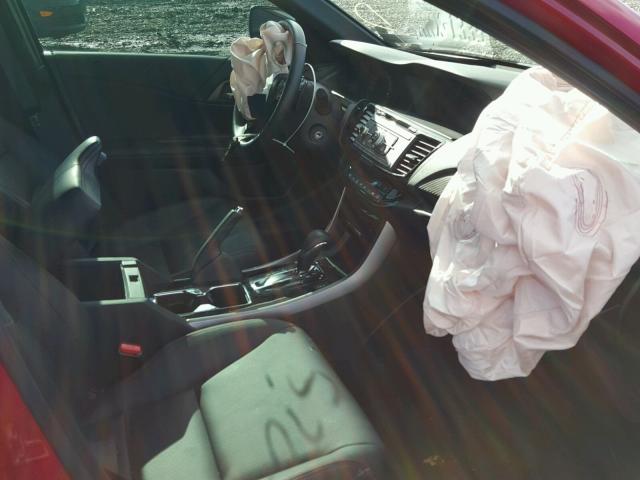 1HGCR2F18HA087071 - 2017 HONDA ACCORD SPO RED photo 5
