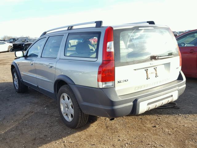 YV1SZ592051180477 - 2005 VOLVO XC70 SILVER photo 3