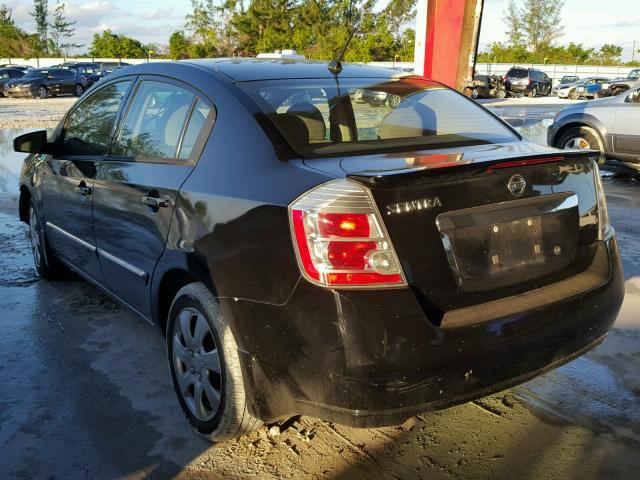 3N1AB6AP5BL698191 - 2011 NISSAN SENTRA 2.0 BLACK photo 3