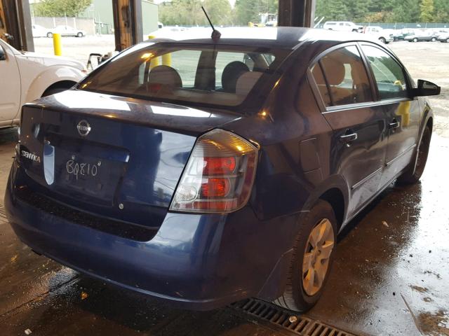 3N1AB61E67L662158 - 2007 NISSAN SENTRA 2.0 BLUE photo 4