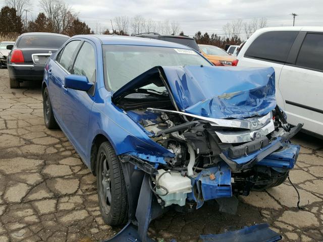 3FAHP0HA4BR322855 - 2011 FORD FUSION SE BLUE photo 1