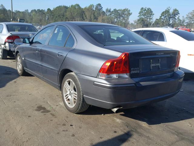 YV1RS592862554834 - 2006 VOLVO S60 2.5T CHARCOAL photo 3