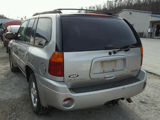 1GKDT13S542137316 - 2004 GMC ENVOY SILVER photo 3