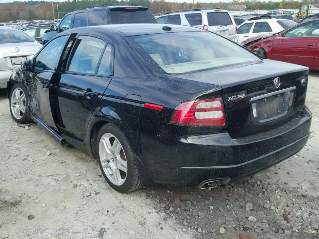 19UUA66288A026105 - 2008 ACURA TL BLACK photo 3