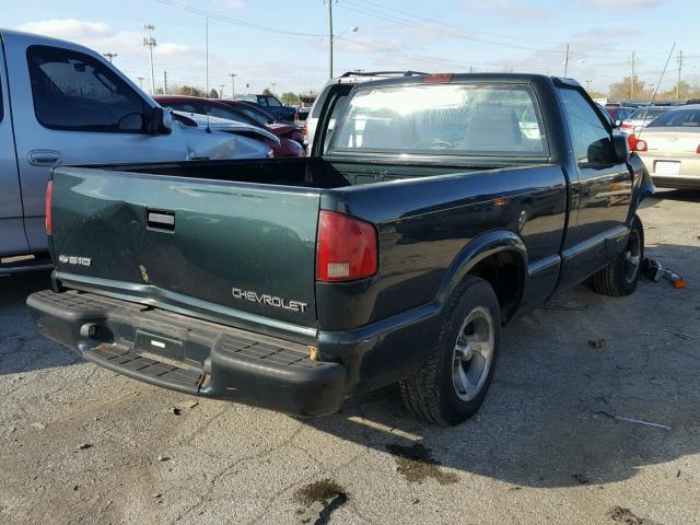 1GCCS14H438103148 - 2003 CHEVROLET S TRUCK S1 GREEN photo 4