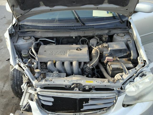 JTDBR32E930043989 - 2003 TOYOTA COROLLA CE SILVER photo 7