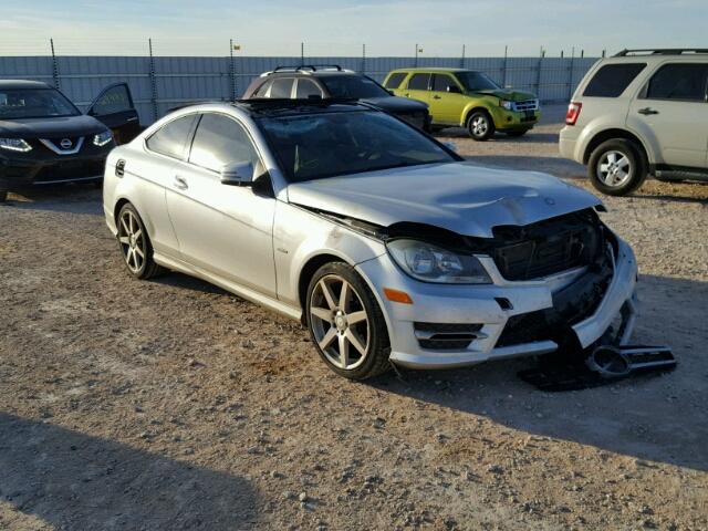 WDDGJ4HB0CF850341 - 2012 MERCEDES-BENZ C 250 SILVER photo 1