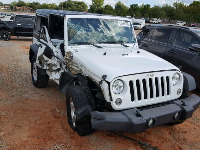 1C4AJWAG2EL206605 - 2014 JEEP WRANGLER S 白色 照片 1