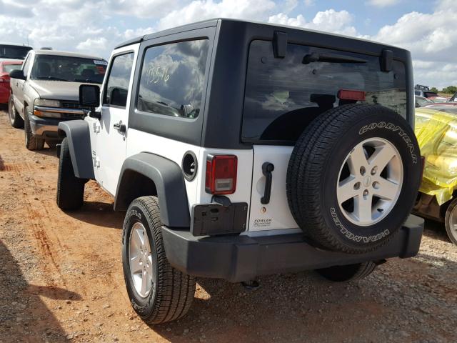 1C4AJWAG2EL206605 - 2014 JEEP WRANGLER S 白色 照片 3