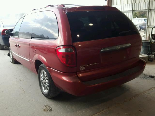 2C8GP64L33R276456 - 2003 CHRYSLER TOWN & COU 栗色 照片 3
