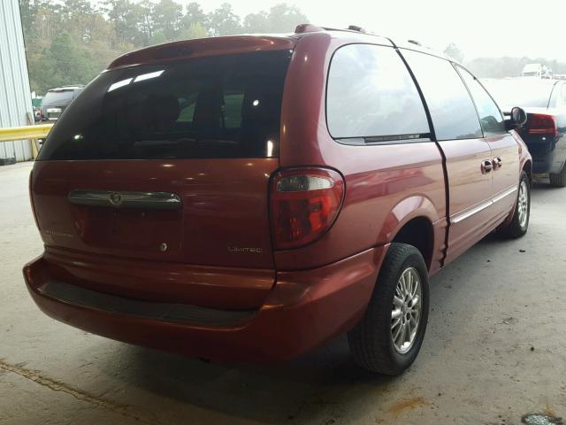 2C8GP64L33R276456 - 2003 CHRYSLER TOWN & COU 栗色 照片 4