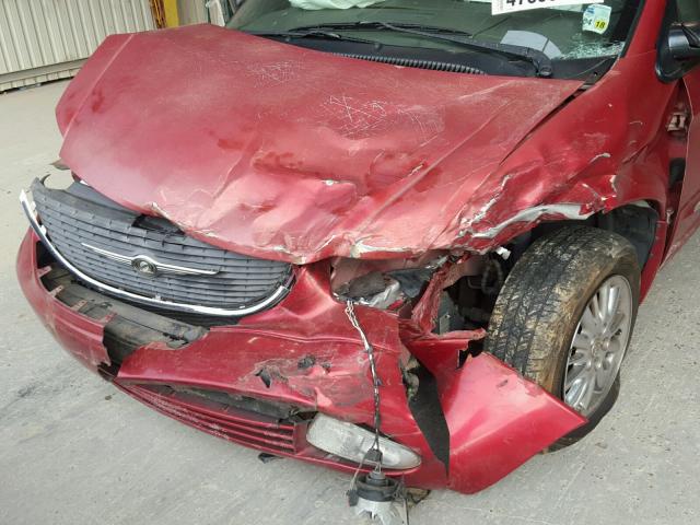 2C8GP64L33R276456 - 2003 CHRYSLER TOWN & COU 栗色 照片 9