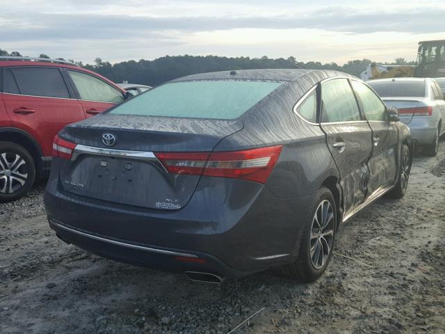 4T1BK1EB8HU259631 - 2017 TOYOTA AVALON XLE GRAY photo 4