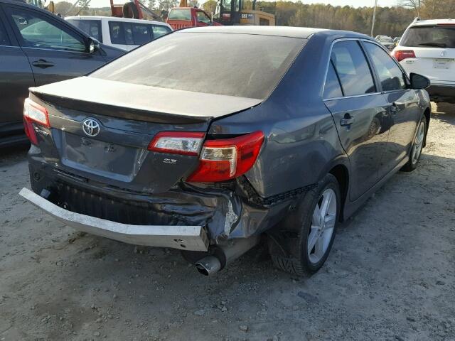 4T1BF1FKXCU097903 - 2012 TOYOTA CAMRY BASE GRAY photo 4