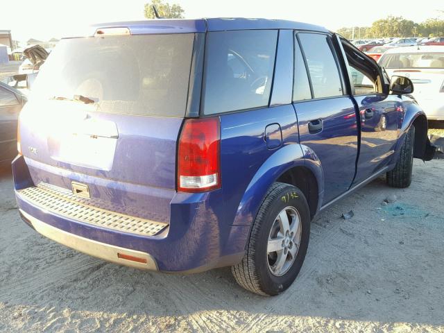 5GZCZ23D36S883729 - 2006 SATURN VUE BLUE photo 4