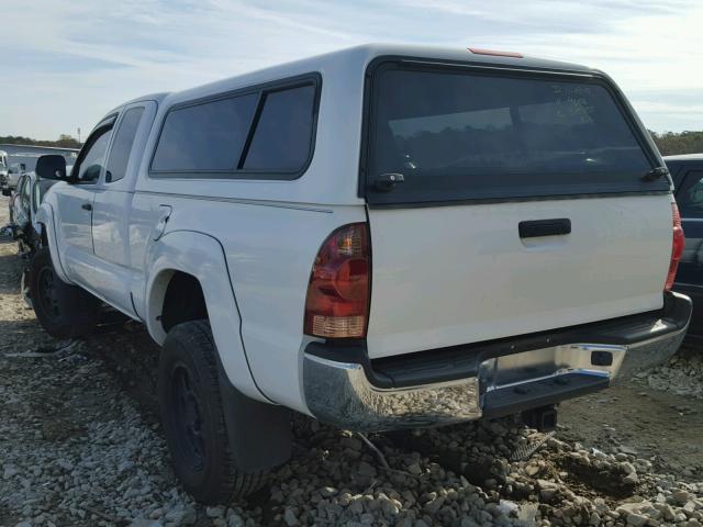 5TETU62N27Z339656 - 2007 TOYOTA TACOMA PRE WHITE photo 3