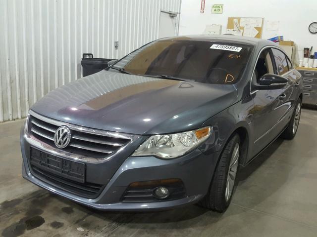 WVWML7ANXAE522828 - 2010 VOLKSWAGEN CC SPORT GRAY photo 2