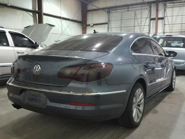 WVWML7ANXAE522828 - 2010 VOLKSWAGEN CC SPORT GRAY photo 4