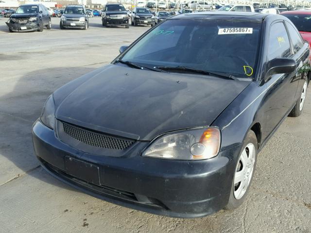 1HGEM22992L056006 - 2002 HONDA CIVIC EX BLUE photo 2