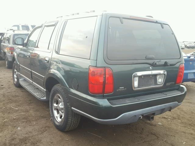 5LMFU28A6YLJ20640 - 2000 LINCOLN NAVIGATOR GREEN photo 3