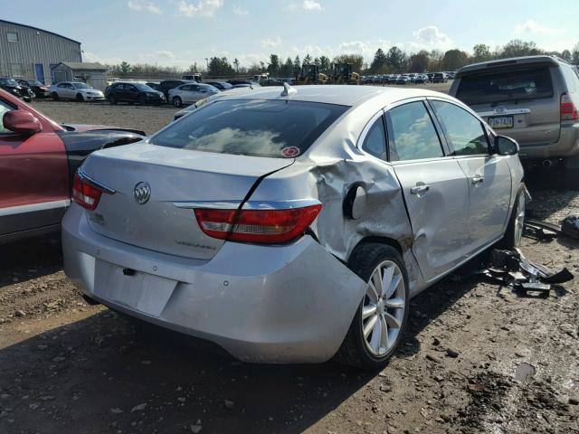 1G4PR5SK6E4169256 - 2014 BUICK VERANO CON SILVER photo 4