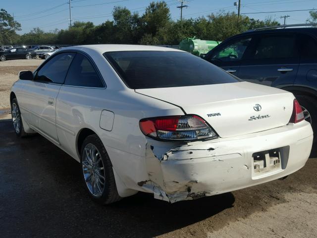 2T1CG22P51C460129 - 2001 TOYOTA CAMRY SOLA WHITE photo 3