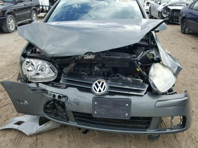 WVWDA71K68W211607 - 2008 VOLKSWAGEN RABBIT GRAY photo 9