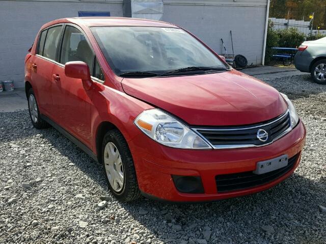 3N1BC1CP7AL377298 - 2010 NISSAN VERSA S RED photo 1