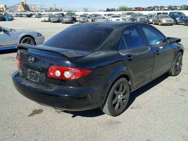 1YVFP80C935M07363 - 2003 MAZDA 6 I BLACK photo 4