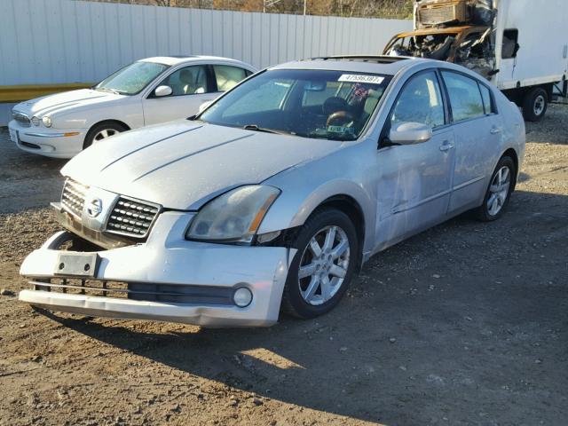 1N4BA41E76C807796 - 2006 NISSAN MAXIMA SE SILVER photo 2