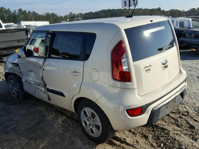 KNDJT2A54D7509040 - 2013 KIA SOUL CREAM photo 3