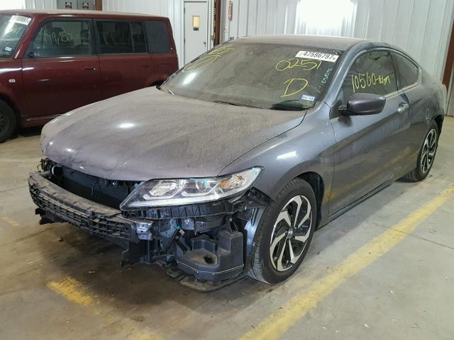 1HGCT1B41GA000251 - 2016 HONDA ACCORD LX- GRAY photo 2