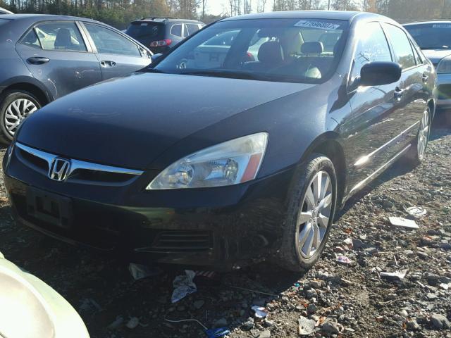 1HGCM66556A049402 - 2006 HONDA ACCORD EX BLACK photo 2