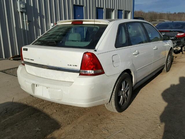 1G1ZT62845F117730 - 2005 CHEVROLET MALIBU MAX WHITE photo 4
