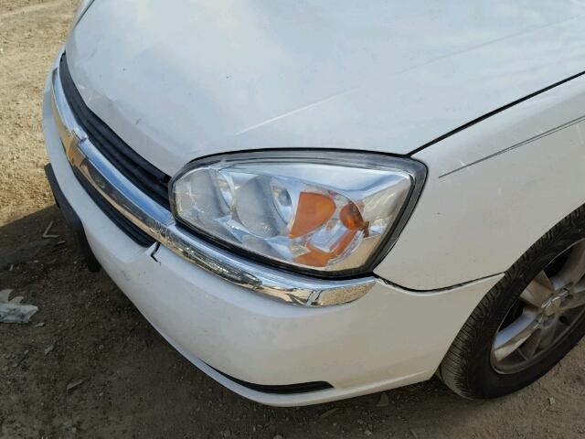 1G1ZT62845F117730 - 2005 CHEVROLET MALIBU MAX WHITE photo 9